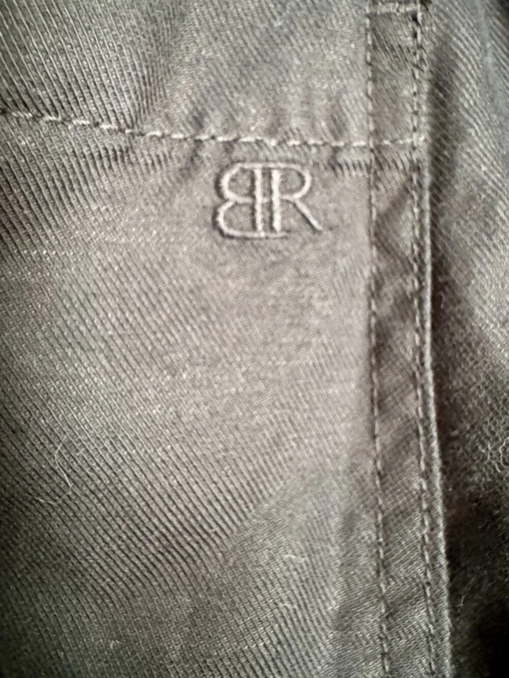 Banana Republic Linen Blend Black Crop Pants Women's Large